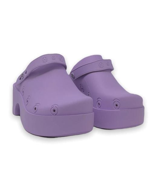 XOCOI Purple Clogs