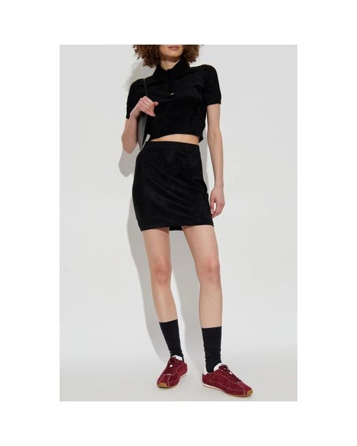Amiri Rokken ,Zwart ,Korte Rok Met Logo in het Black