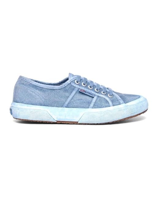 Superga Blue 2750 Cotton Dyed