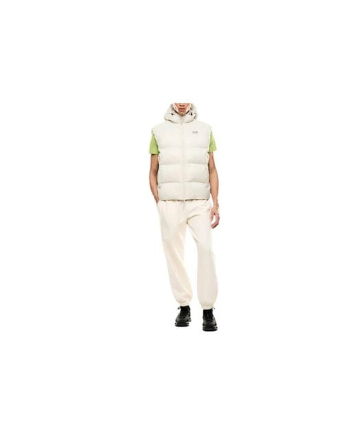 Vests di EA7 in White da Uomo