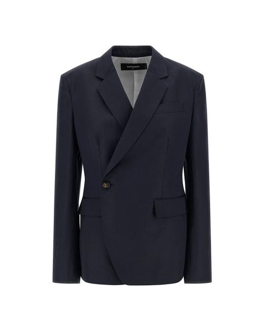 DSquared² Jassen ,Blauw ,Katoen Kathy Double-Breasted Blazer in het Blue
