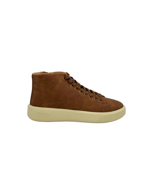 Blauer Schoenen ,Bruin ,Leer Sneakers in het Brown voor heren