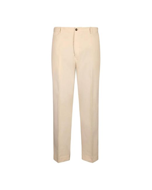 Dell'Oglio Natural Suit Trousers for men