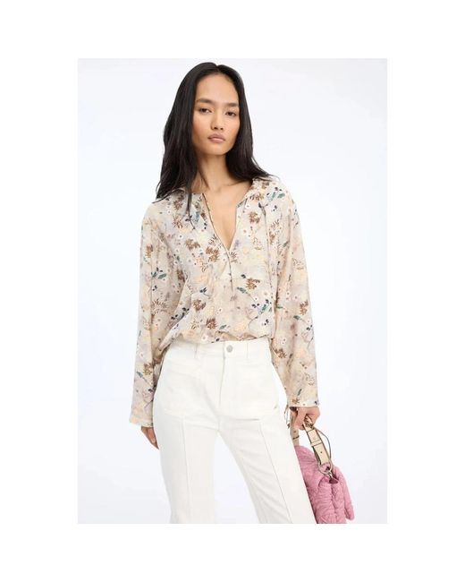 Munthe Babette Top in het Natural