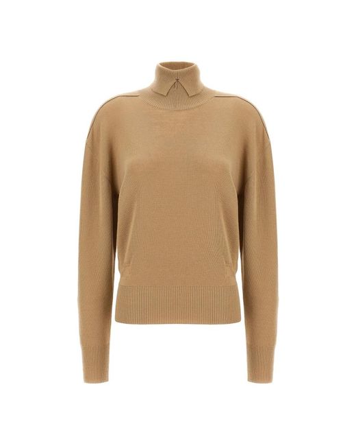 Burberry Natural Turtlenecks
