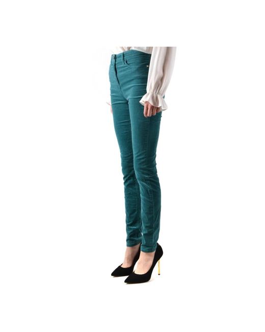 Elisabetta Franchi Blue Skinny Fit Jeans