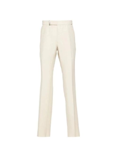 Tom Ford Natural Slim-Fit Trousers for men