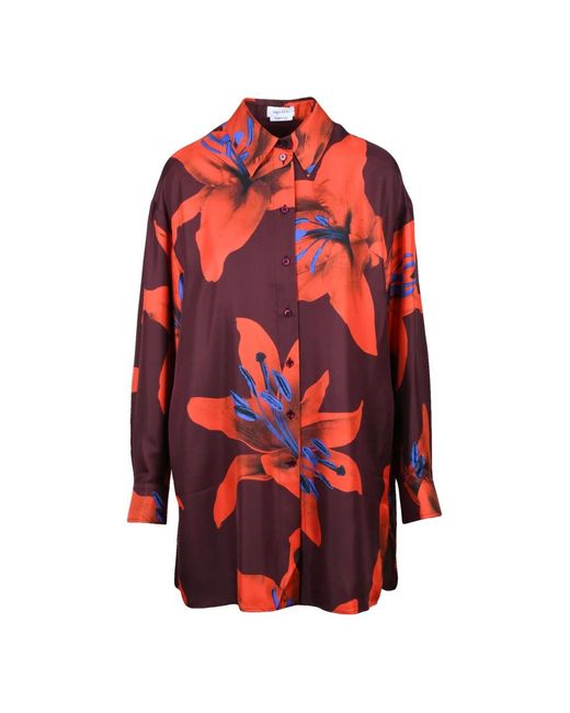 McQueen Overhemden ,Veelkleurig ,Camicione in het Red