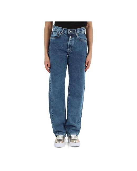Replay Blue Loose-Fit Jeans