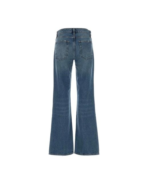 FRAME Blue Flare Jeans