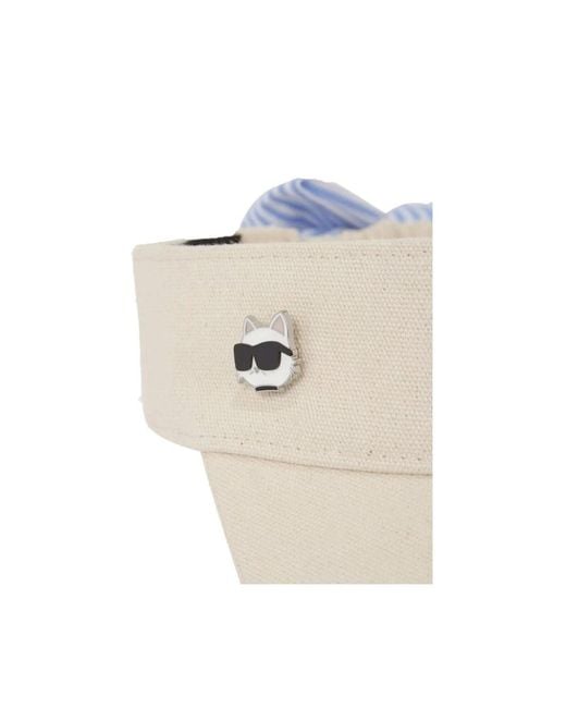 Karl Lagerfeld White Hats & Caps