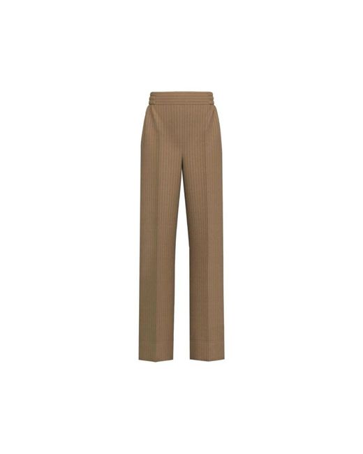 Marella Natural Straight Trousers