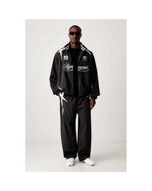 Light Jackets Represent de hombre de color Black