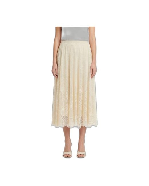 Fabiana Filippi Natural Midi Skirts
