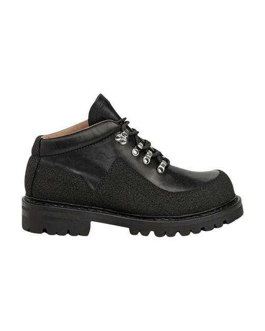 Our Legacy Black Lace-Up Boots for men