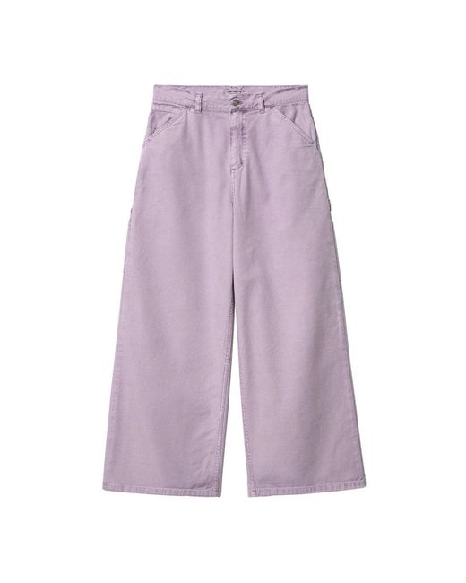 Carhartt Purple Wide Trousers