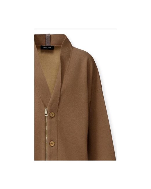 Fabiana Filippi Brown Cardigans