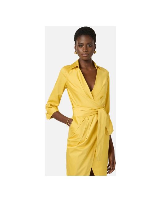 Elisabetta Franchi Yellow Party Dresses
