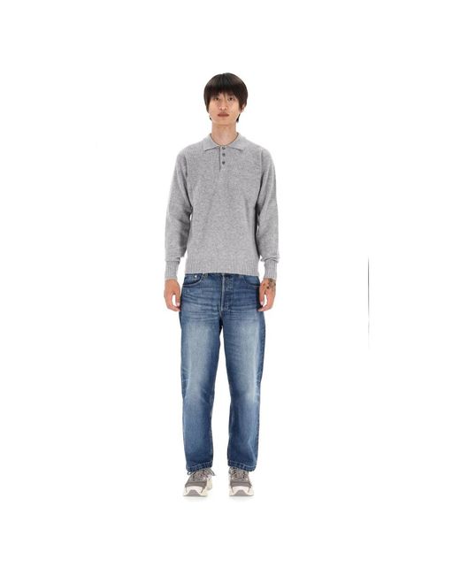Drumohr Gray Round-Neck Knitwear for men