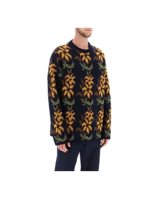Etro Black Round-Neck Knitwear for men