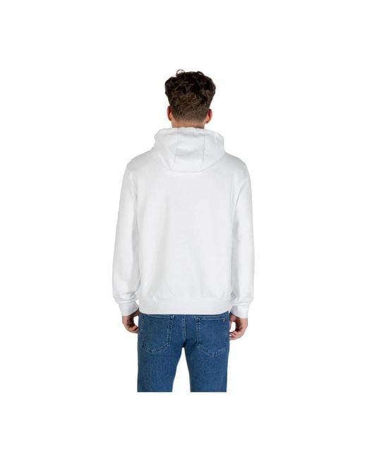 Hoodies EA7 de hombre de color White