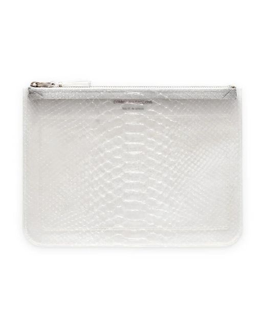 Comme des Garçons White Clutches