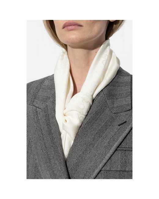 Ferragamo White Scarves