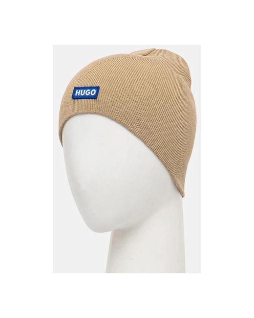 Beanies HUGO de hombre de color Natural