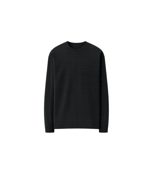 Won Hundred Black Long Sleeve T-Shirts for men