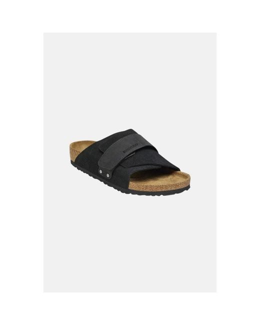 Birkenstock Black Sliders for men