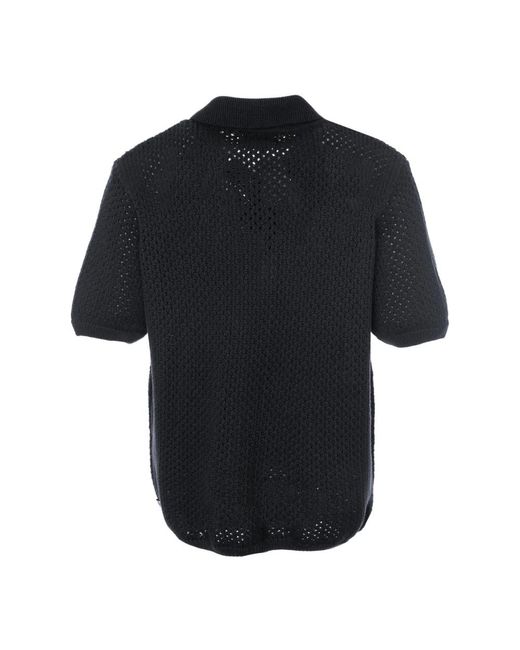 Short Sleeve Shirts Arte' de hombre de color Black