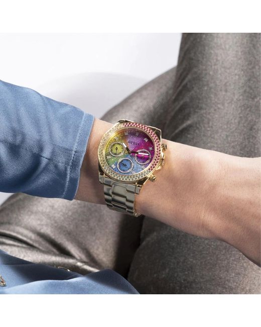 Guess Metallic Sol Watch