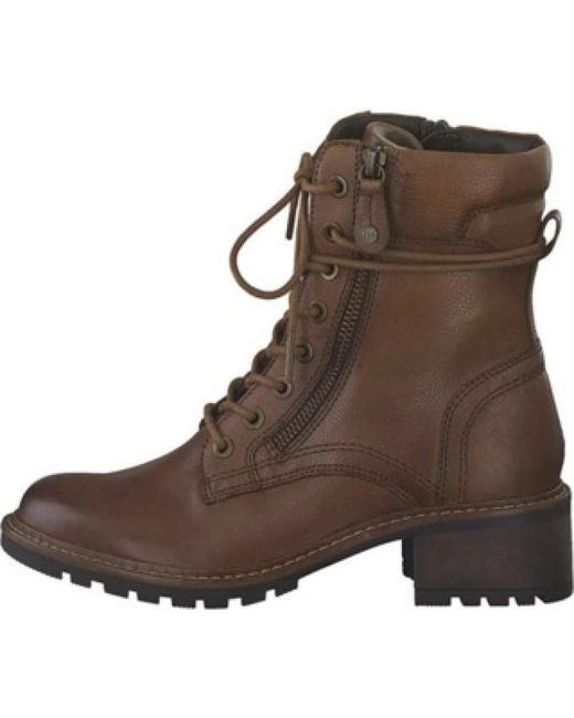 Jana Brown Braune Schnürstiefeletten Für Damen
