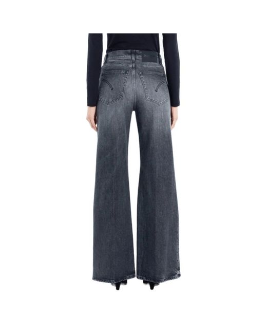 Dondup Blue Wide Jeans