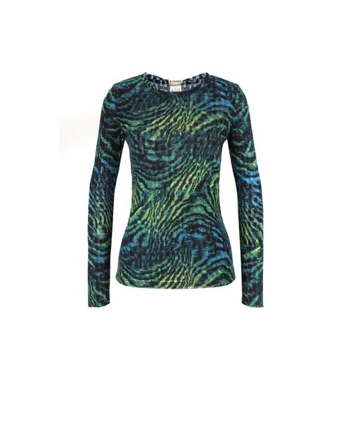 Diane von Furstenberg Green Round-Neck Knitwear