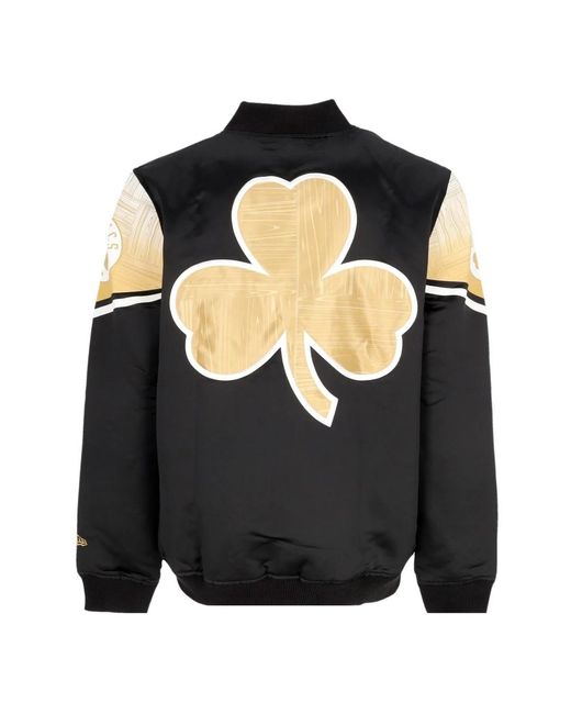 KTZ Nba Ce Snap Satin Jacket Boscel in het Black voor heren