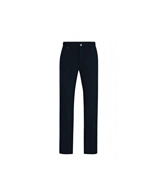 HUGO Broeken ,Blauw ,Leer Chinos in het Blue voor heren