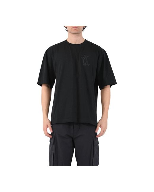 Laneus Black T-Shirts for men