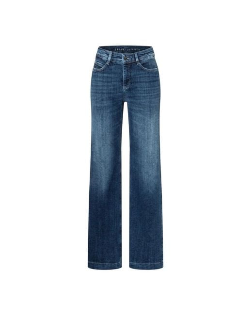 M·a·c Blue Wide Jeans