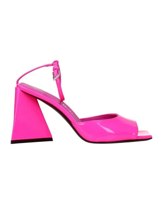 The Attico Pink High Heel Sandals