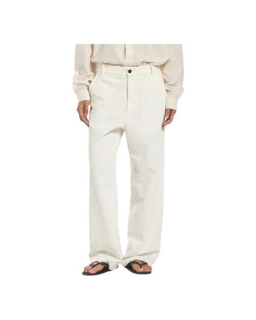 Barena Natural Wide Trousers