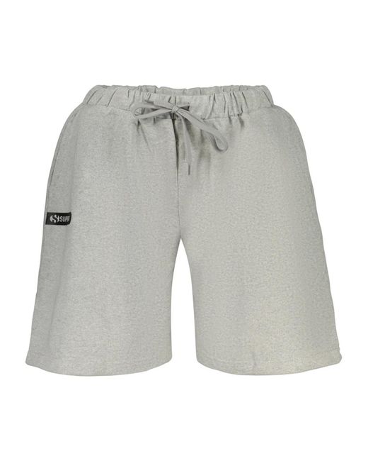 Superga Training Shorts in het Gray voor heren