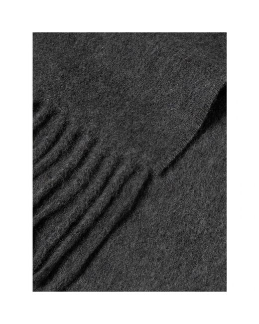 Sunspel Gray Winter Scarves for men