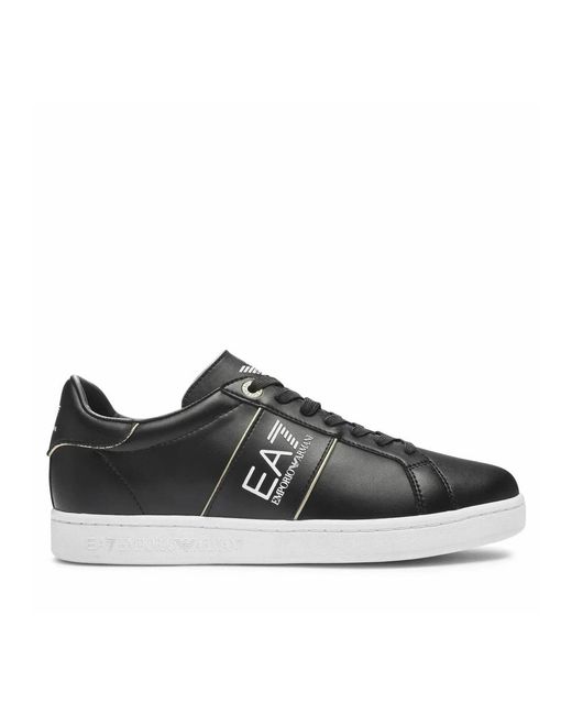 EA7 Black Sneakers for men
