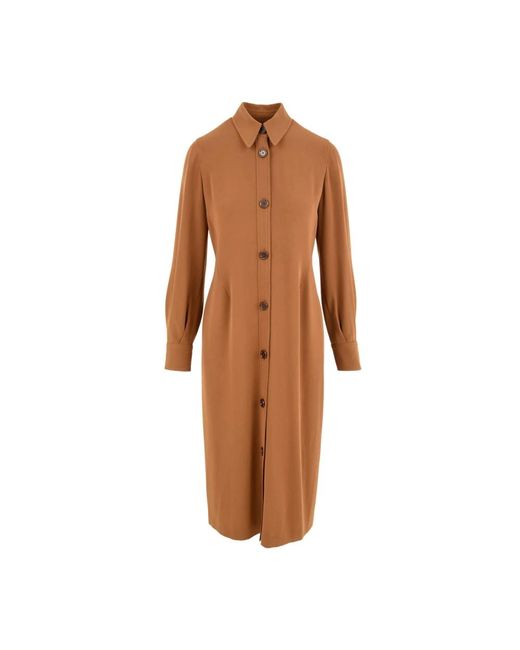 Aspesi Brown Shirt Dresses