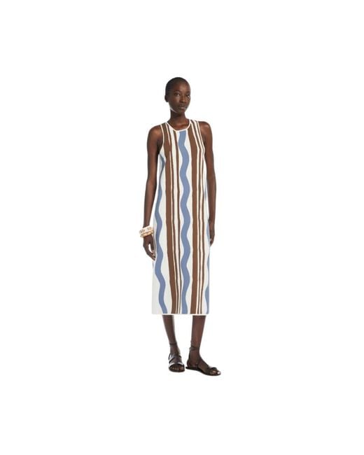 Max Mara Blue Midi Dresses