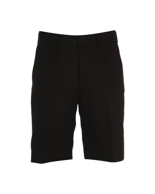 Auralee Black Casual Shorts for men