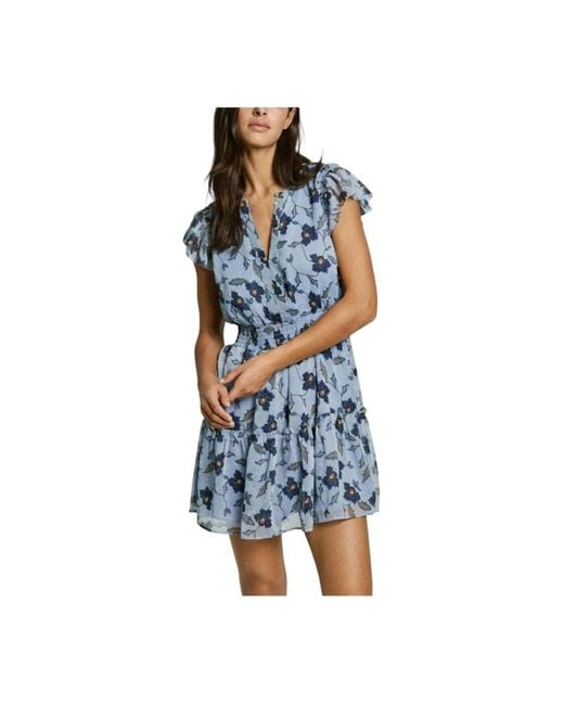 Pepe Jeans Blue Short Dresses