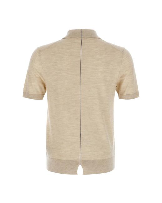 Burberry Natural Polo Shirts for men