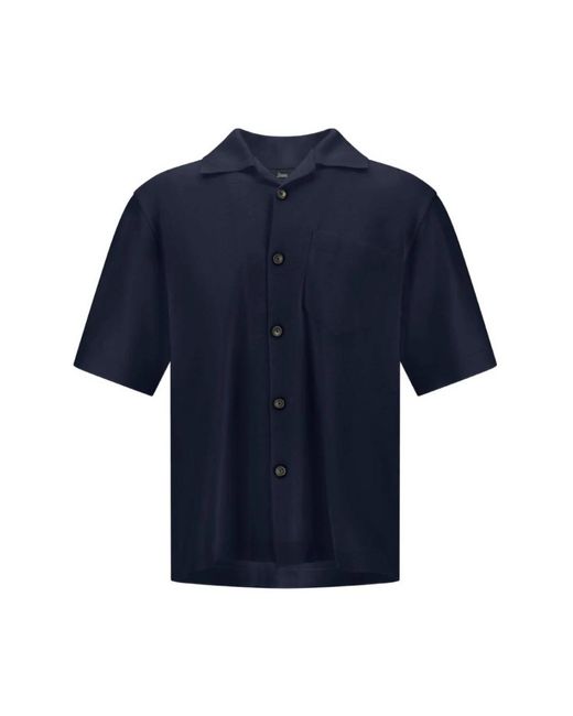 Herno Kurzarmhemden in Blue für Herren